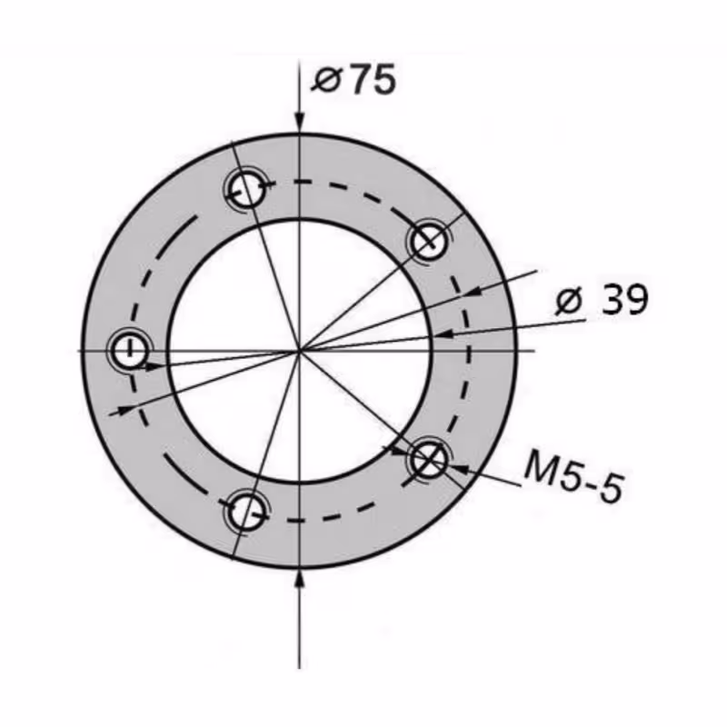 Фланец датчика уровня топливного бака