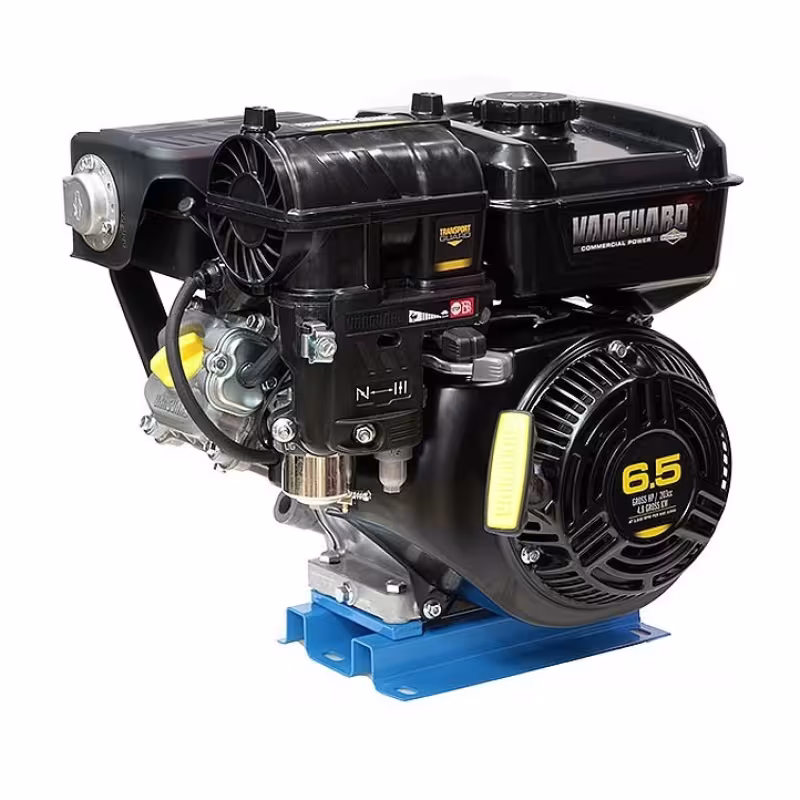 Двигатель бензиновый Briggs & Stratton 6.5 Vanguard (с КЗД: втулка, платформа, шкив, крепеж, ключ свечной)