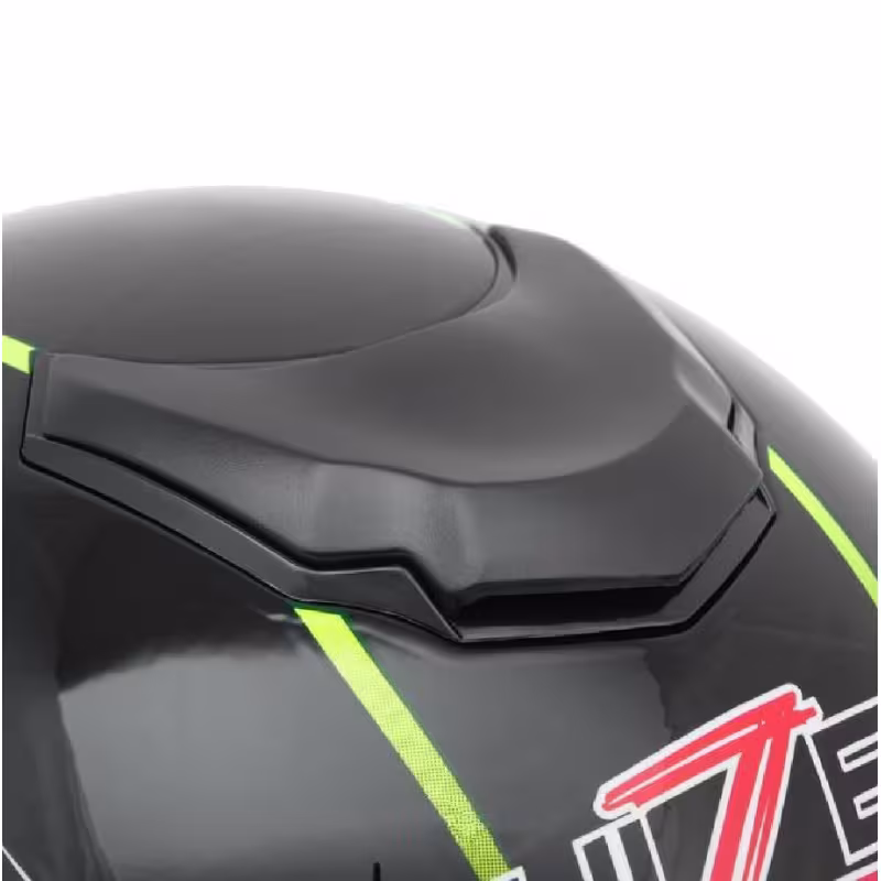 Мотошлем Hizer B565, черный/желтый, размер L