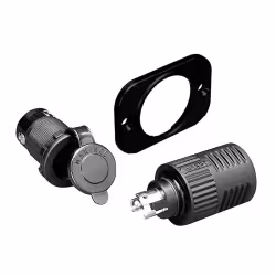 Комплект розетки трехпроводной Marinco 12VCP