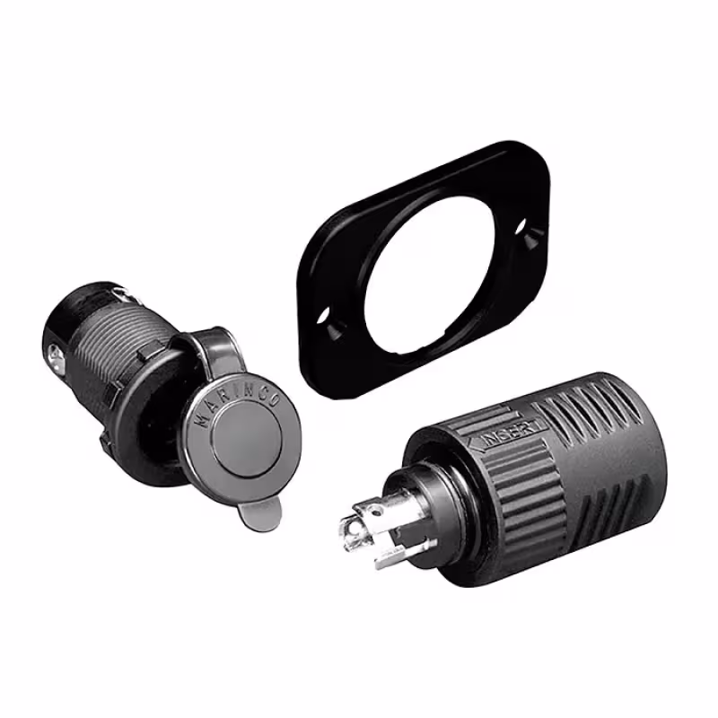Комплект розетки трехпроводной Marinco 12VCP