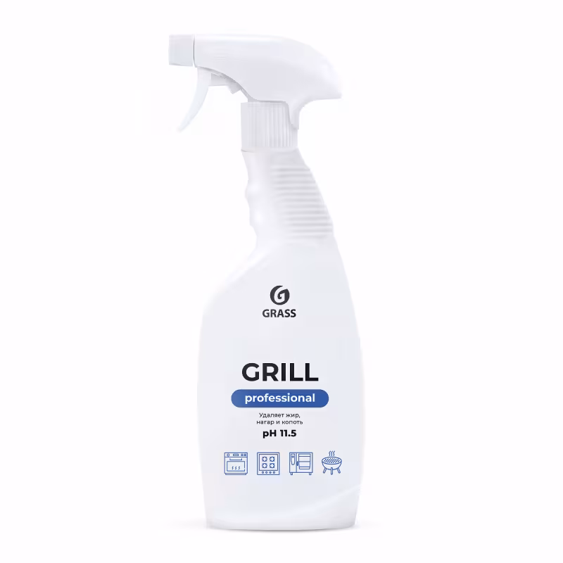Средство чистящее для грилей, плит, духовок Grass Grill Professional, 600 мл