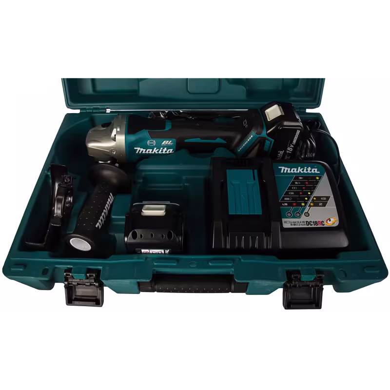 Шлифмашина угловая аккумуляторная Makita DGA508RME