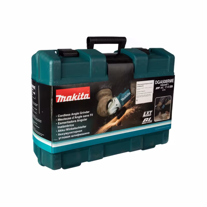 Шлифмашина угловая аккумуляторная Makita DGA508RME