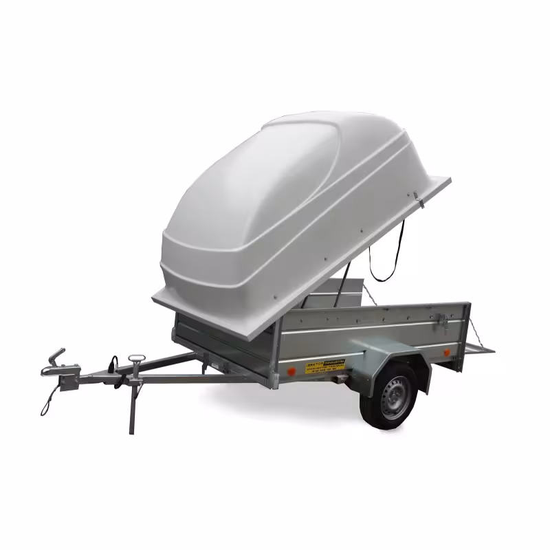 Прицеп бортовой одноосный Вектор ЛАВ 81011D, высокий борт