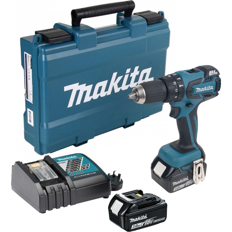 Дрель ударная аккумуляторная Makita DHP458RFE 