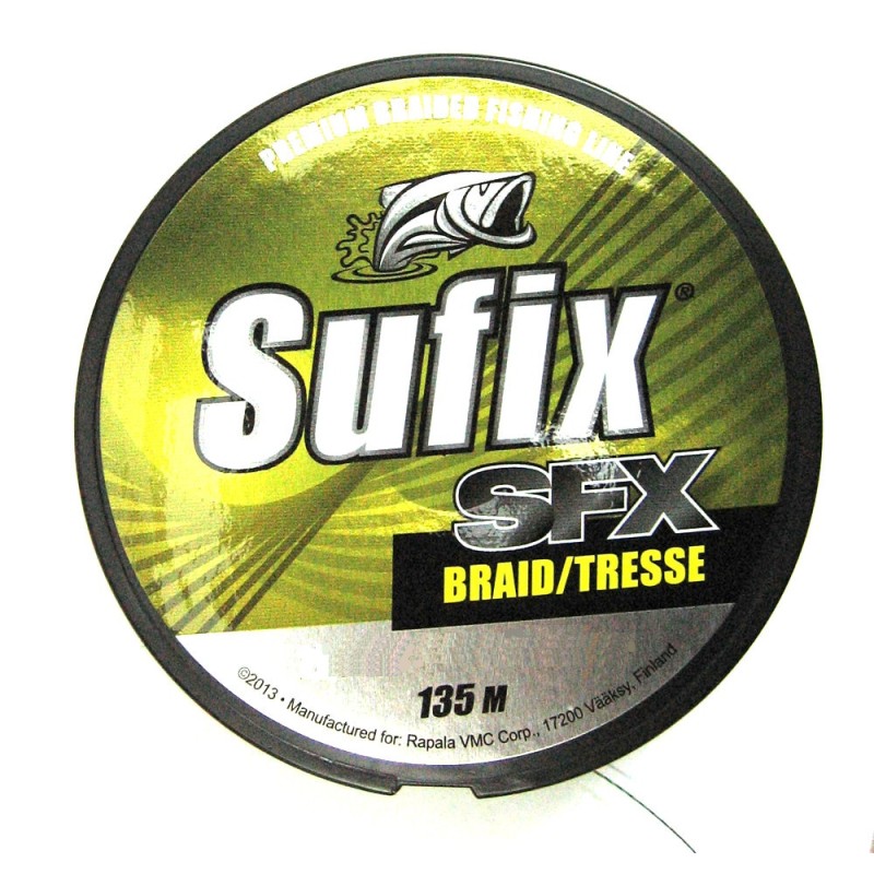 Леска плетеная Sufix SFX Braid 0.20 мм, 18 кг, 135 м