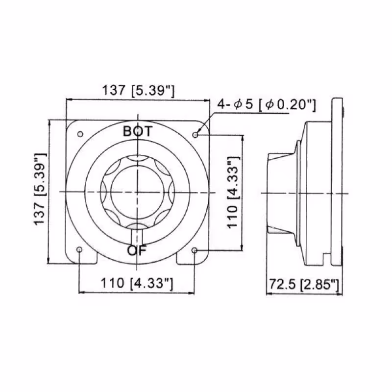 Выключатель массы TMC OFF-1-BOTH-2, 2 АКБ, 175А