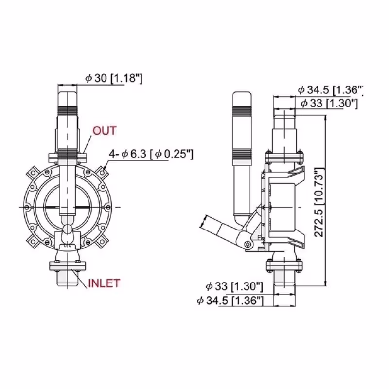 Помпа ручная Tmc 15010, 43 л/мин