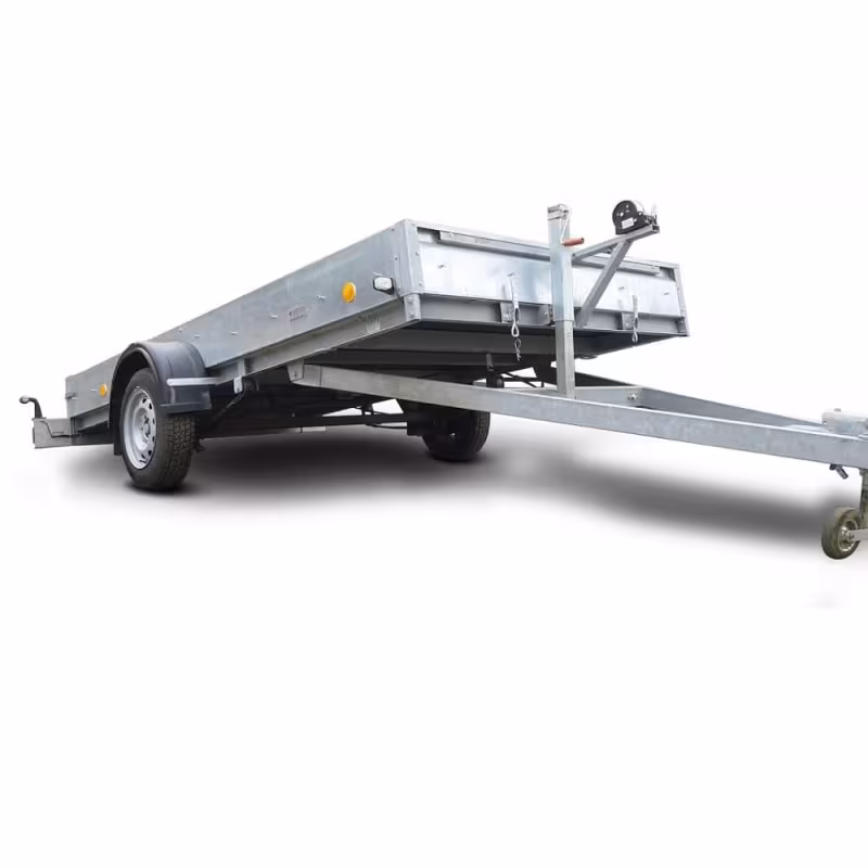 Прицеп бортовой одноосный Вектор ЛАВ 81012С, высокий борт