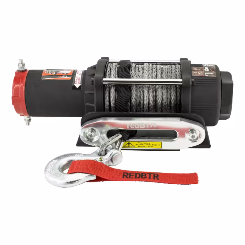 Лебедка электрическая QUATTRO SPORT 4.5S (2040 кг, трос синтетика 15 м, 12в, пульт ДУ)