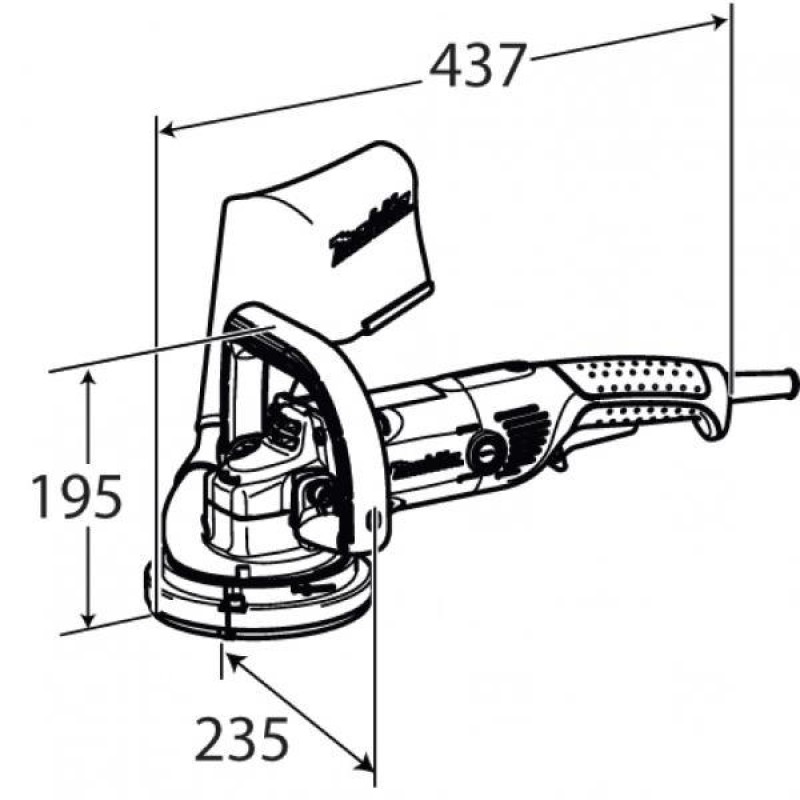 Шлифмашина по бетону Makita PC5000C 