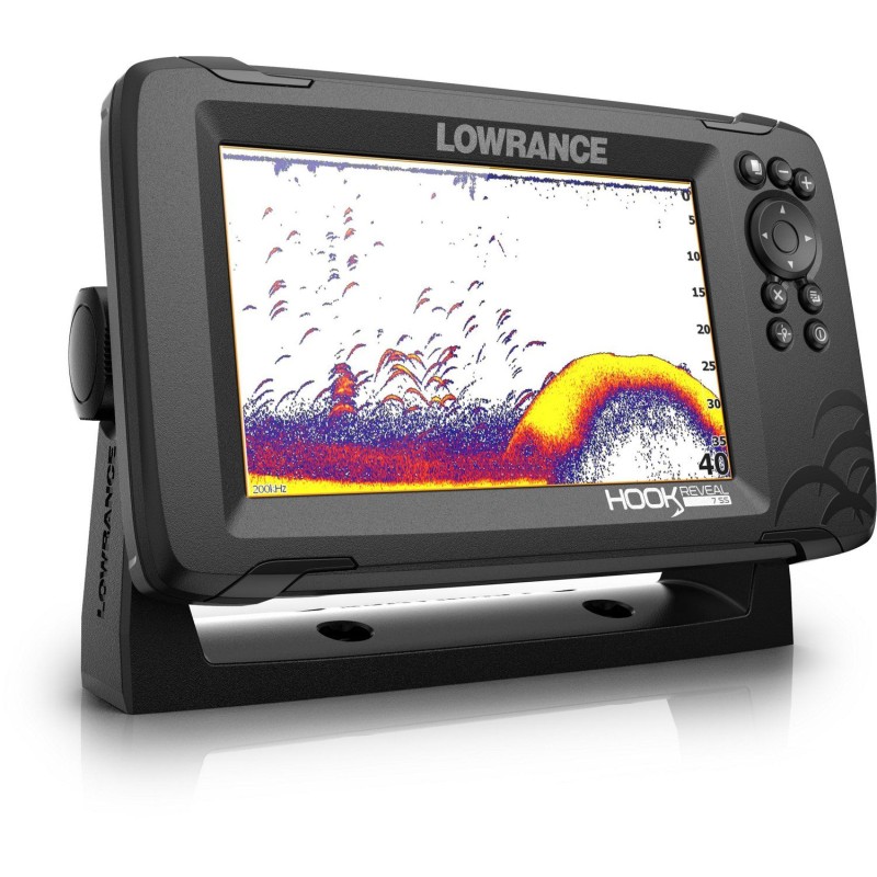 Картплоттер-эхолот Lowrance Hook Reveal 7 с датчиком SplitShot HDI 83/200