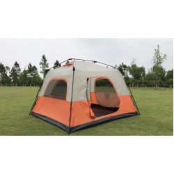Палатка кемпинговая автоматическая Mimir 10, 5-местная, 300х270х205 см, оранжевый