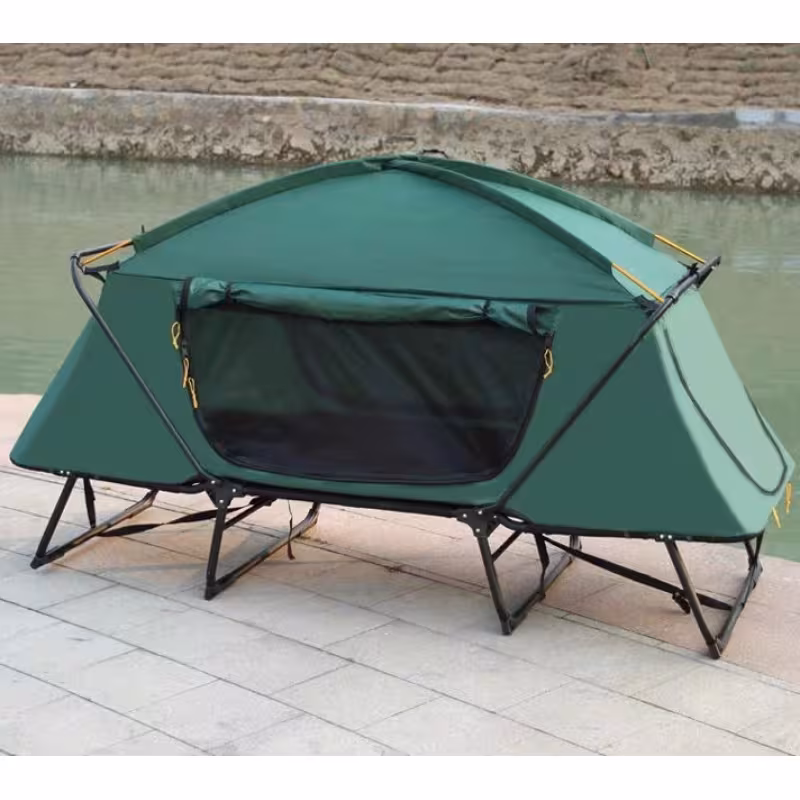 Палатка-раскладушка кемпинговая Mimir CF0940, 1-местная, 210х80х120 см, зеленый