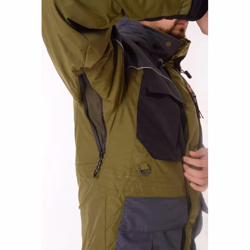 Костюм-поплавок мужской Triton Gear Azimut PRO -45, ткань Таслан, хаки, размер 44-46, 170-176 см