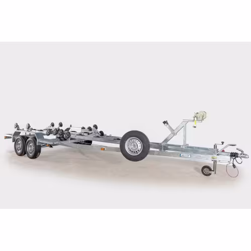 Прицеп лодочный двухосный Вектор ЛАВ 81018, ролики