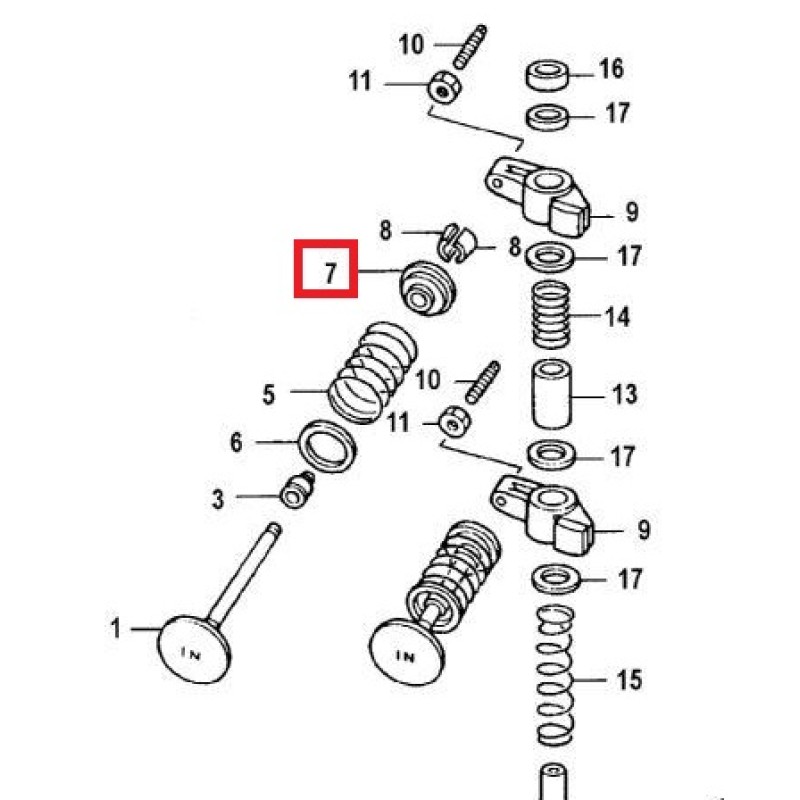 Фиксатор для моторов Mercury F 25-30 EFI, 803555