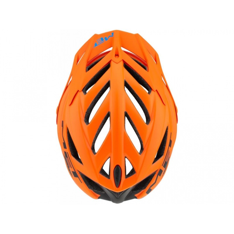 Велошлем Met Terra, оранжевый матовый, 54-61 см