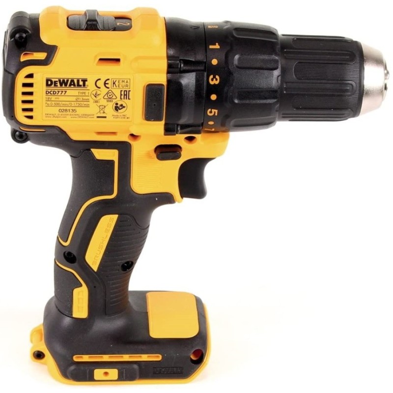 Дрель-шуруповерт безударная аккумуляторная DeWALT DCD777D2T