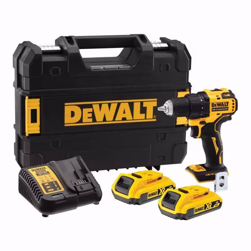 Дрель-шуруповерт аккумуляторная DeWALT DCD708D2T-QW