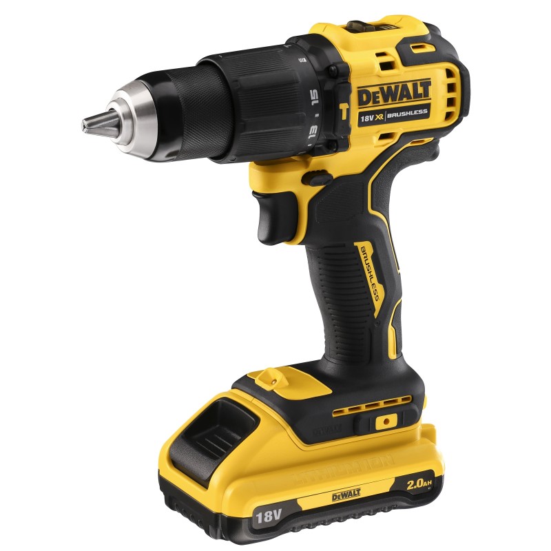 Дрель-шуруповерт ударная аккумуляторная DeWALT DCD709D2T-QW