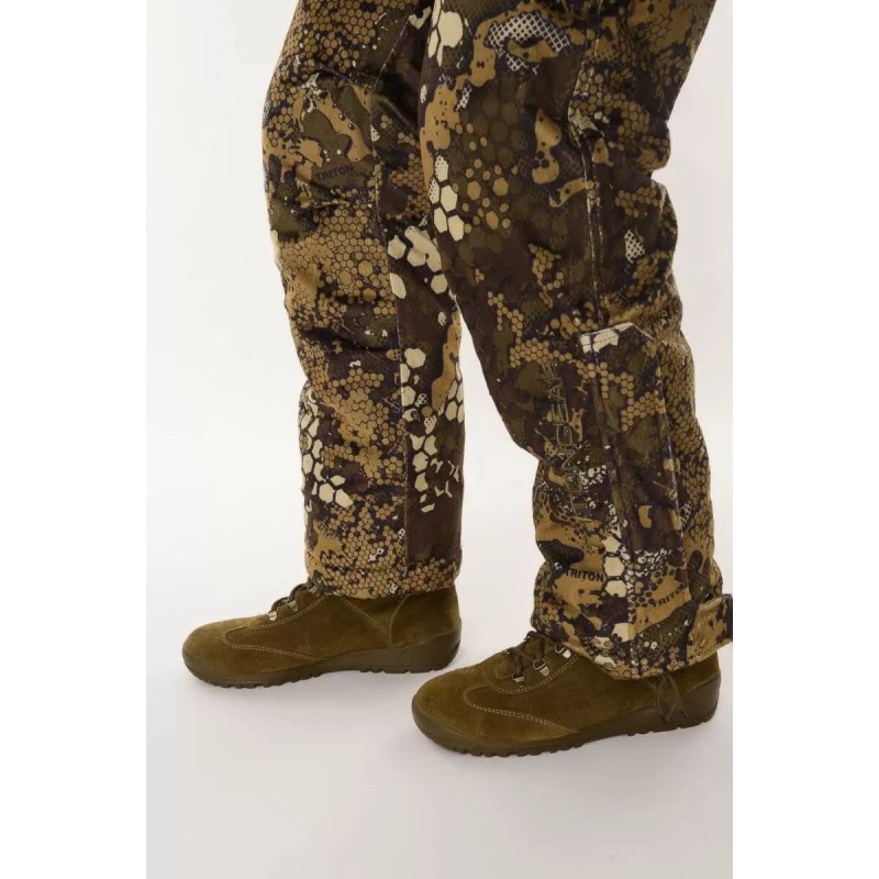 Костюм мужской Triton Gear Тритон PRO -45, ткань Вельбоа, бежевый камуфляж, размер 52-54 (L), 170-176 см