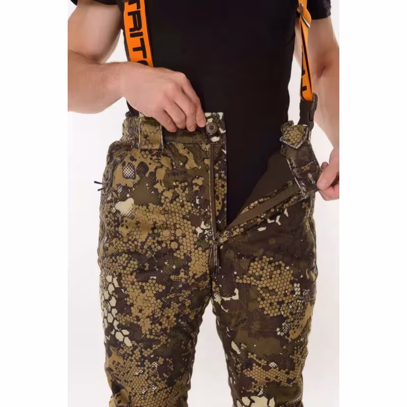 Костюм мужской Triton Gear Тритон PRO -45, ткань Вельбоа, бежевый камуфляж, размер 56-58 (XL), 182-188 см