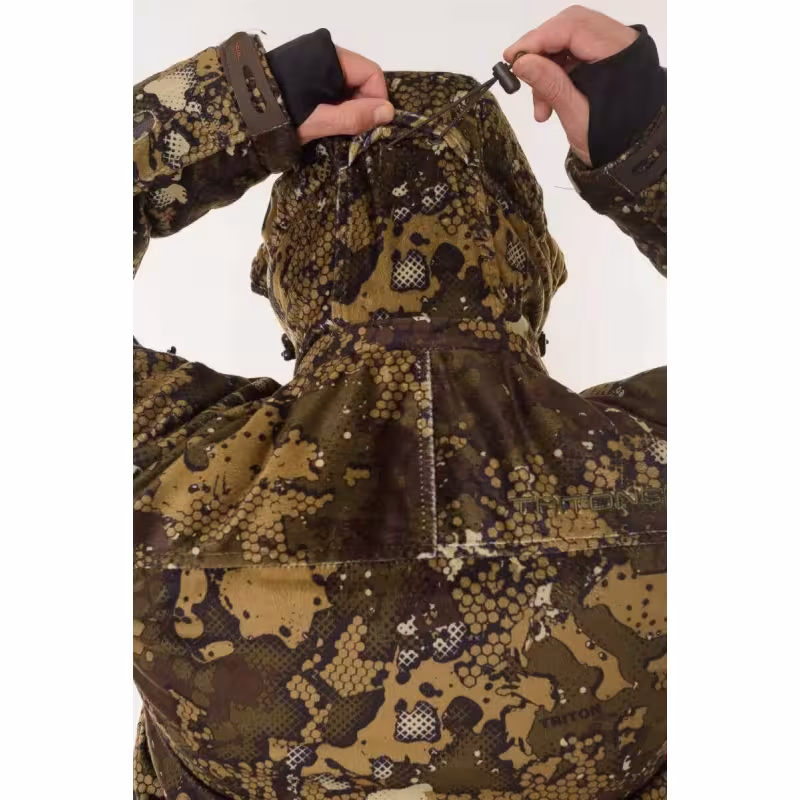 Костюм мужской Triton Gear Тритон PRO -45, ткань Вельбоа, бежевый камуфляж, размер 60-62 (XXL), 182-188 см