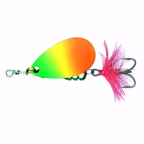 Блесна с оперением Kuusamo Kuf-Lippa FR/FYE/GR, 7 г.