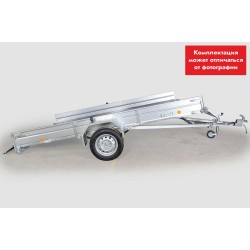 Прицеп бортовой одноосный Вектор ЛАВ 81012С 4.0, высокий борт