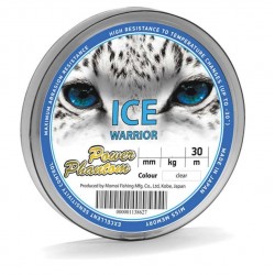 Леска монофильная Power Phantom Ice Warrior Fluo 0.25 мм, 6.2 кг, 30 м