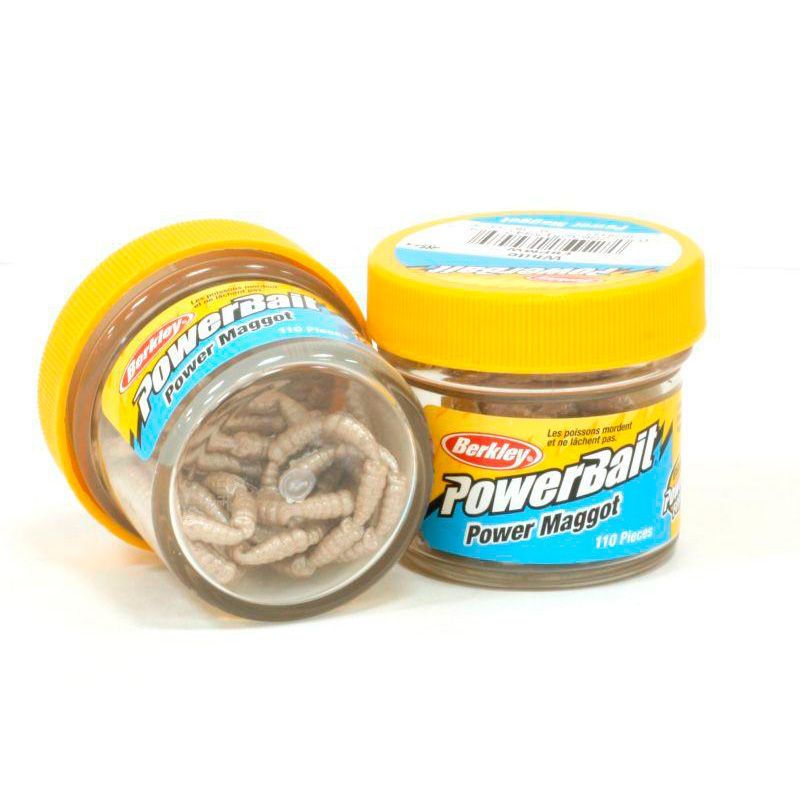 Искусственная насадка Berkley "Опарыш", в банке (белый)