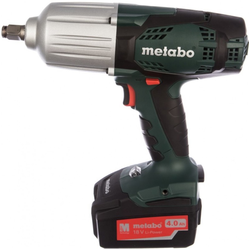 Гайковерт аккумуляторный ударный Metabo SSW 18 LTX 600 4Ач в кейсе (с аккумулятором и зарядным устройством)