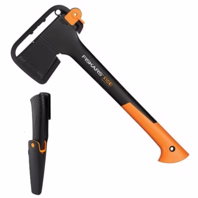 Набор Fiskars 1057914 (топор универсальный, нож с точилкой)