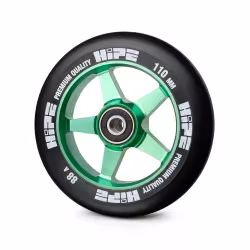Колесо д/экстрим. самоката HIPE 09 110мм зеленый/черный