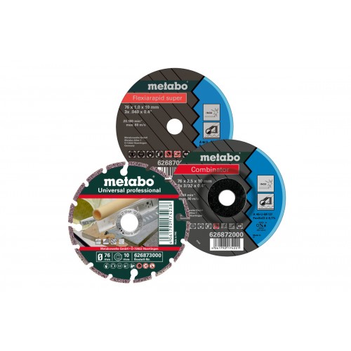 Набор отрезных и обдирочных дисков Metabo 626879000