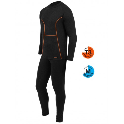 Комплект термобелья мужской Norfin Winter Classic Wool 04, черный, размер XL, 174-176 см