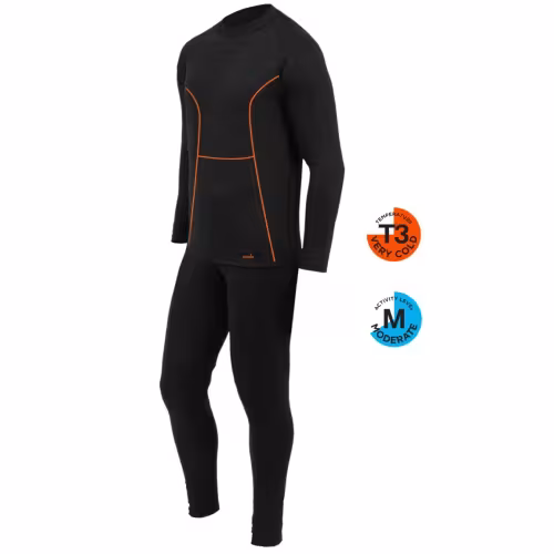 Комплект термобелья мужской Norfin Winter Classic Wool 05, черный, размер XXL, 175-177 см