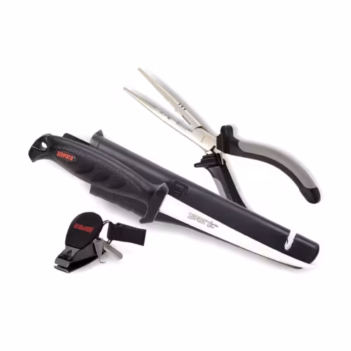 Набор рыболовный Rapala 8 RTC-6P136C (плоскогубцы, филейный нож, кусачки)