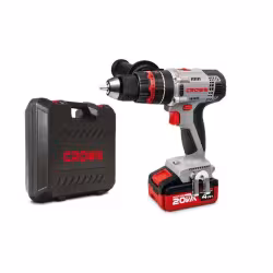 Дрель-шуруповерт ударная аккумуляторная Crown CT21075HMX-4 BMC