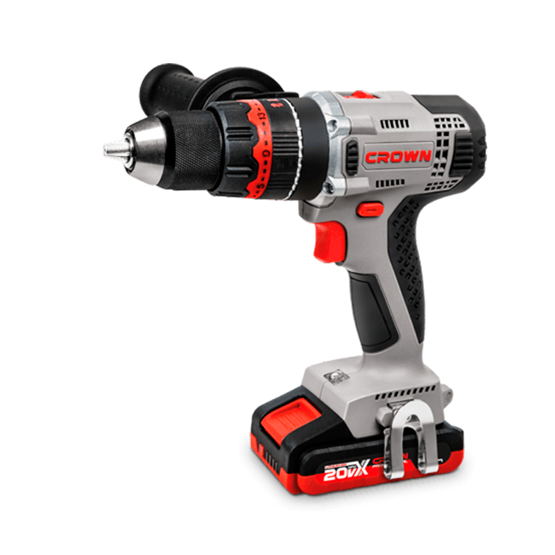 Дрель-шуруповерт безударная аккумуляторная Crown CT21076HMX-2 BMC