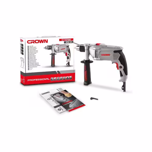 Дрель ударная сетевая Crown CT10130