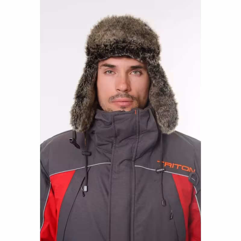 Шапка-ушанка Triton Gear Winter Storm, ткань Таслан, cерый, размер XL
