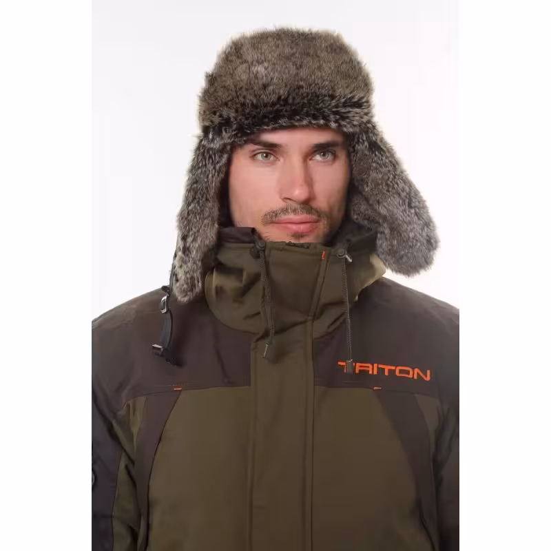 Шапка-ушанка Triton Gear Winter Storm, ткань Таслан, хаки, размер XL