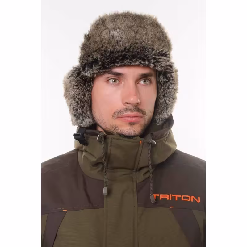 Шапка-ушанка Triton Gear Winter Storm, ткань Таслан, хаки, размер XL