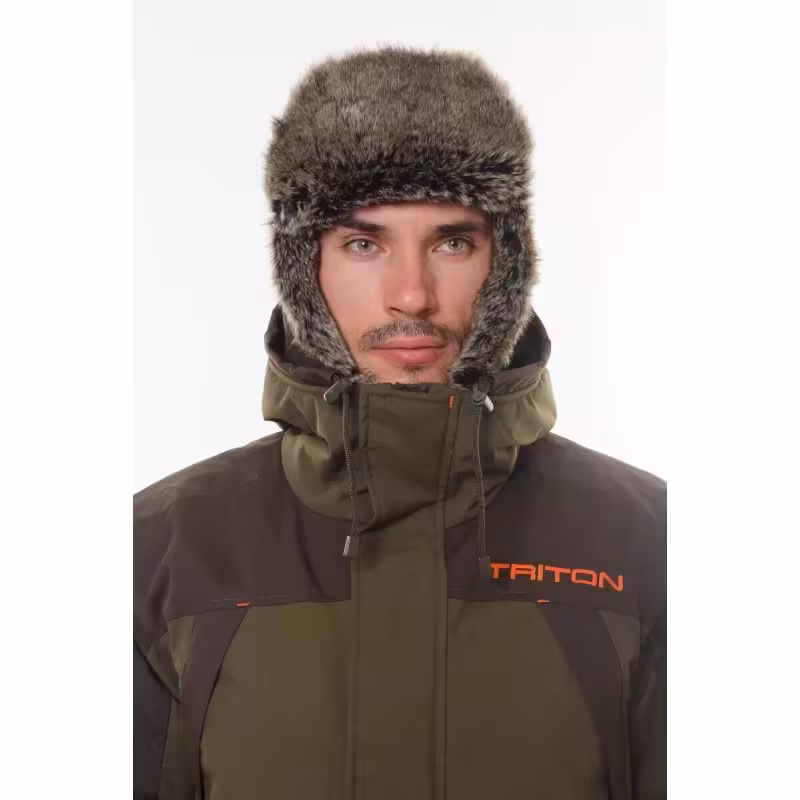 Шапка-ушанка Triton Gear Winter Storm, ткань Таслан, хаки, размер XL