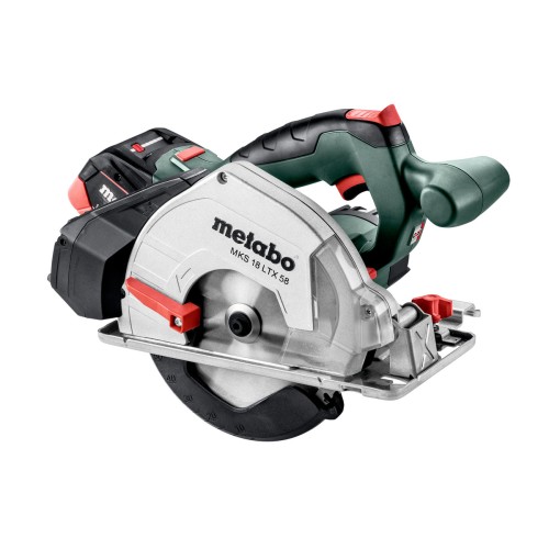 Пила дисковая аккумуляторная Metabo MKS 18 LTX 58 (2 аккумулятора, зарядное устройство, кейс)