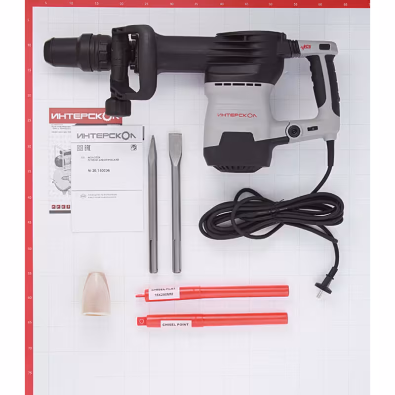 Молоток отбойный сетевой Интерскол М-20/1500ЭВ