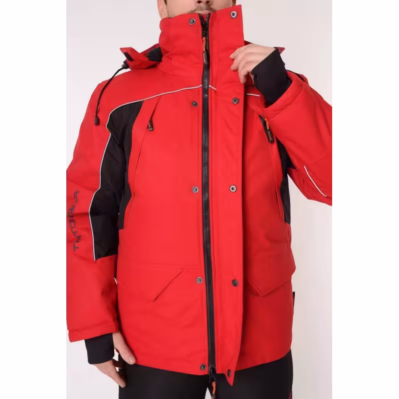 Костюм-поплавок мужской Triton Gear Skif (Скиф) -40 ПК, ткань Таслан, красный/черный, размер 44-46 (S), 170-176 см